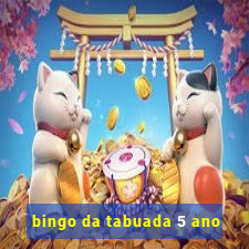 bingo da tabuada 5 ano